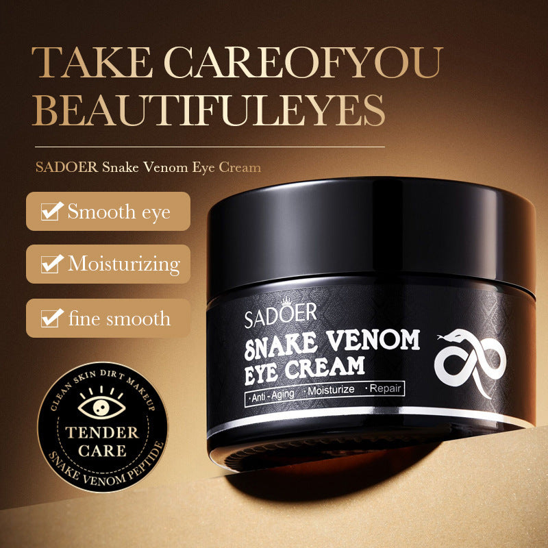 Snake Venom Peptide Eye Cream SADOER Hydrating and Moisturizing Improves Dark Circles, Eye Bags, and Eye Wrinkles  Wholesale