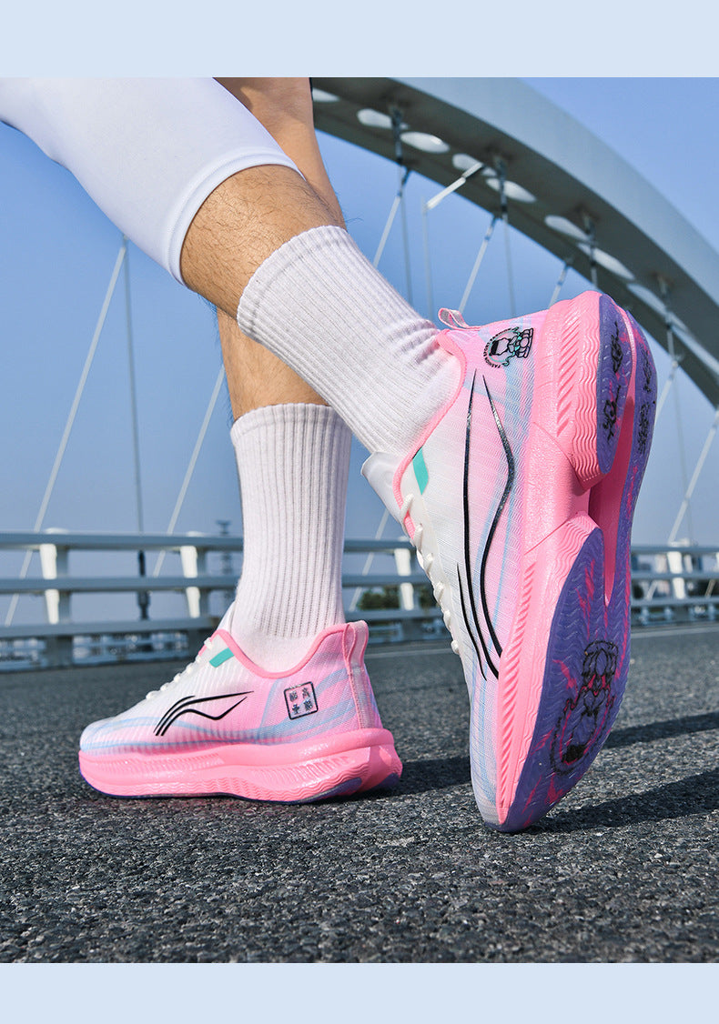 Autumn New Parent-Child Nezha Ao Bing Fashion Casual Sports Shoes Popcorn Carbon Plate Lightweight Comfortable Running Shoes