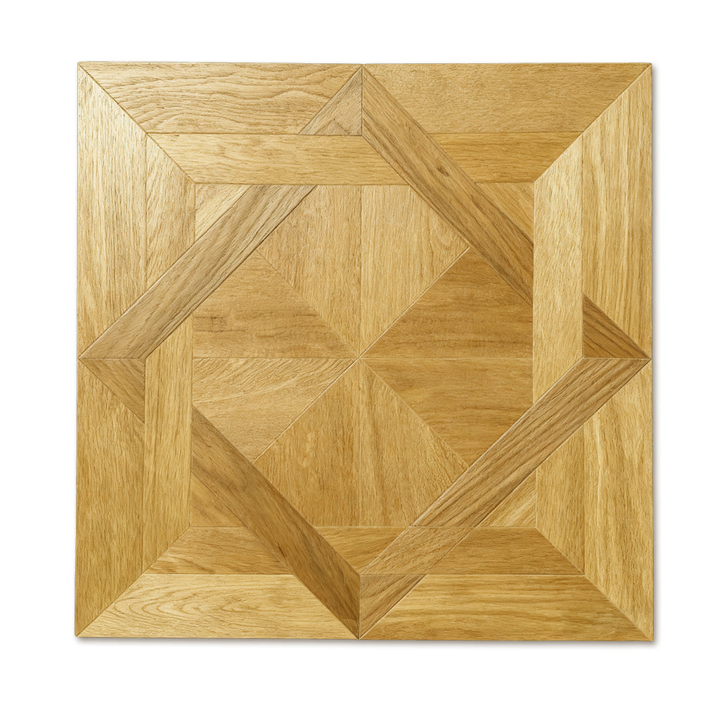 14mm Engineered Multi-Layer White Oak Parquet Flooring | Custom Design Decorative Waterproof Outdoor Floor Panels Living Rooms