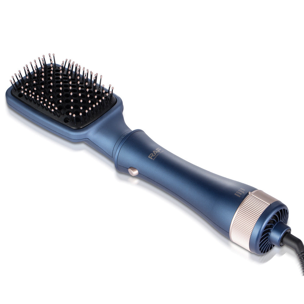 RAF European Standard Curling and Straightening Dual-use Hair Styling 3-in-1 Hot Air Brush with Interchangeable Temperature Modes1200w