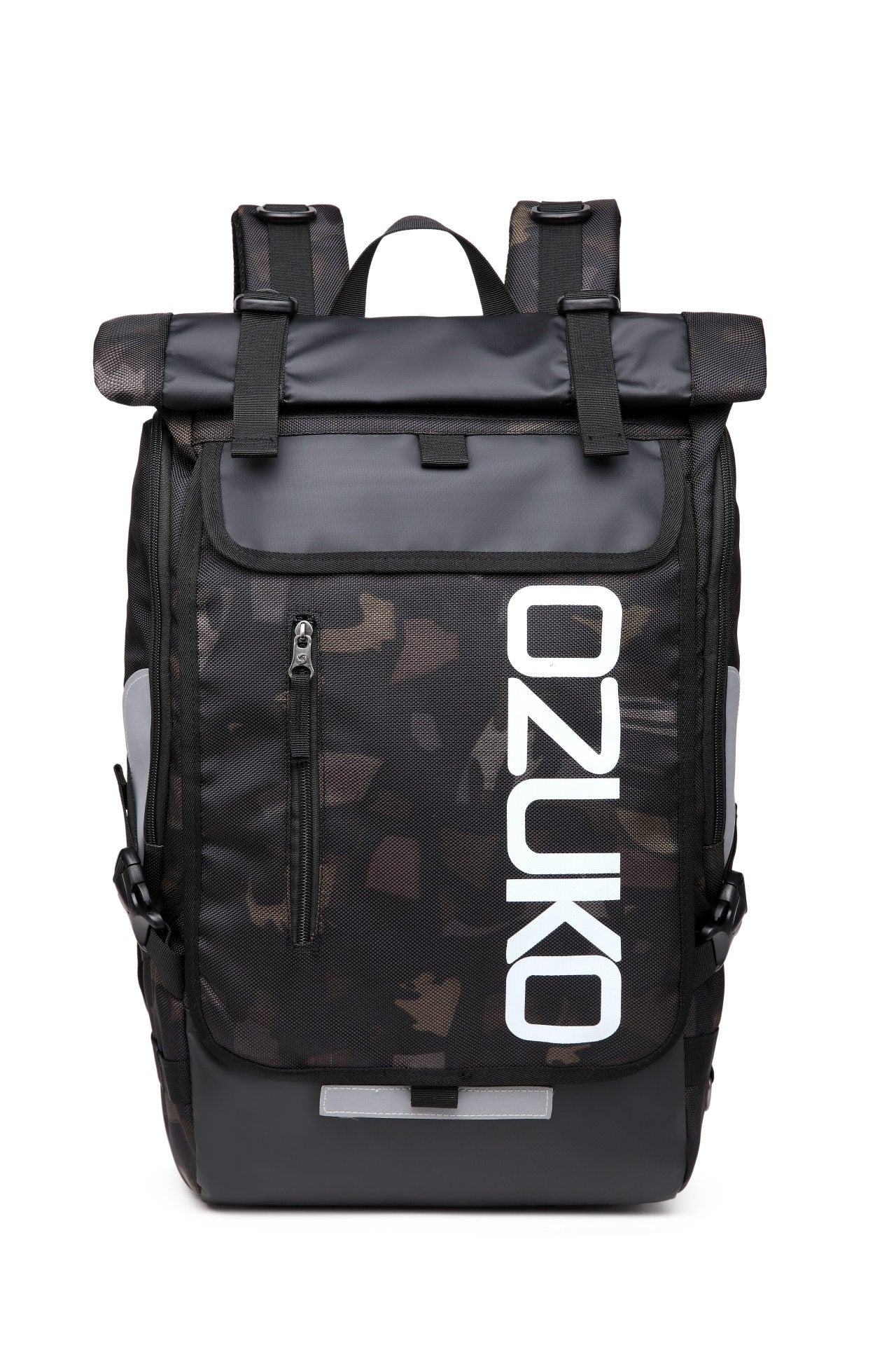 Trendy Brand Backpack for Men, College Student Bag, Oxford Cloth Laptop Backpack, Business Commuting Casual Men's Backpack