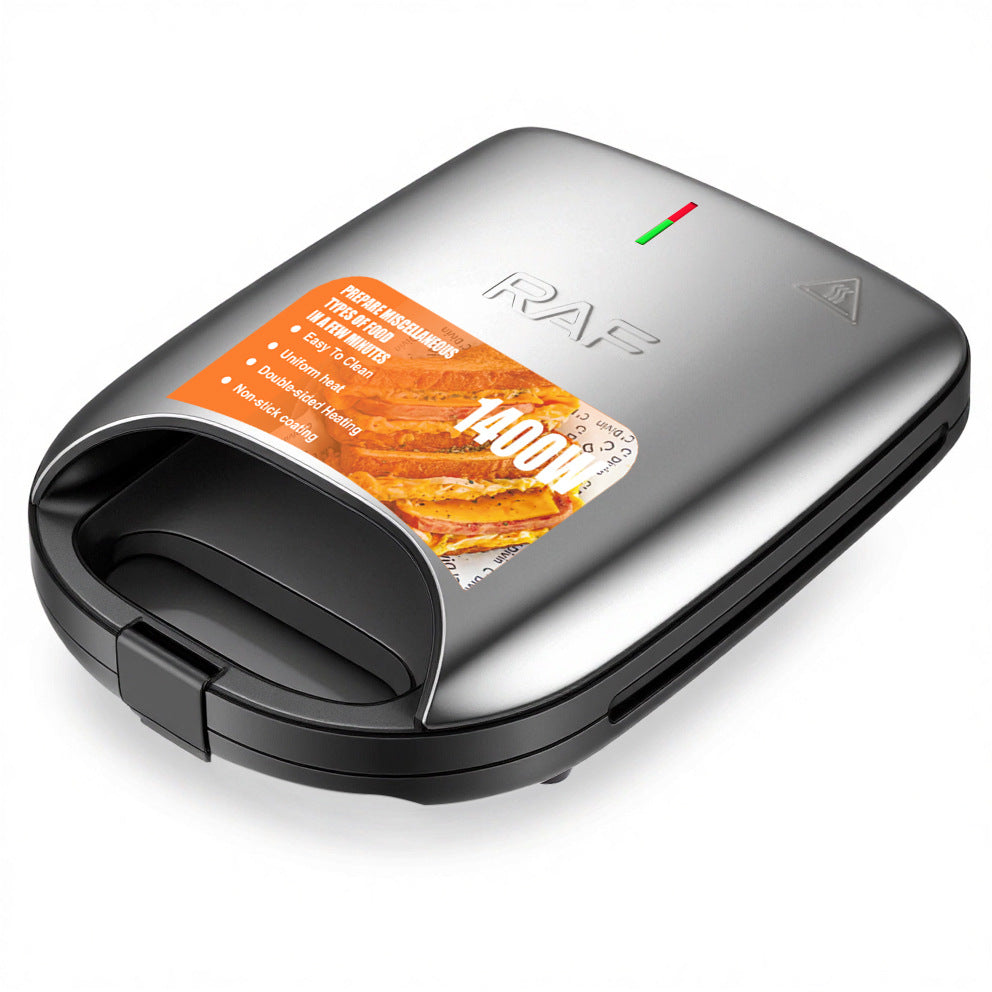 RAF European Standard Household Dual Multifunctional Toast Bread Waffle Breakfast Machine Heating Steak Maker R2517T