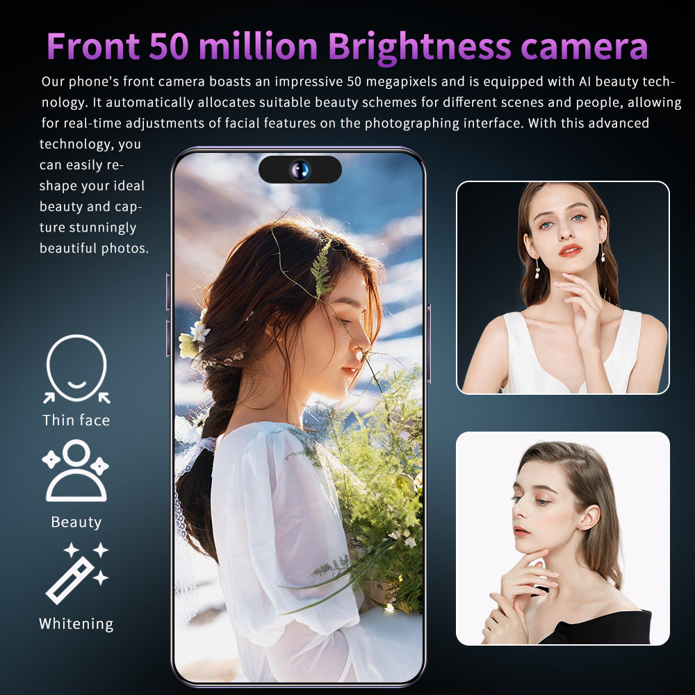 i15proMax Hot-Selling Android Smartphones6.5Inch Hd Large Screen3+64GB Wholesale Mobile Phones