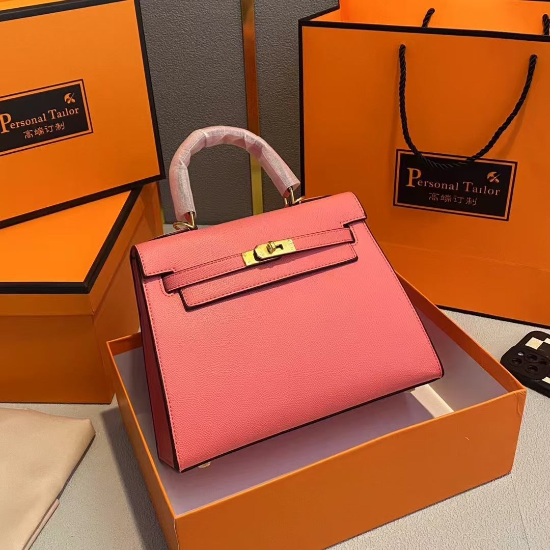 Hot Sale New Fashion Handbag for Women Platinum Kelly Bag Women's Shoulder Crossbody Bag Versatile Trendy Handbag