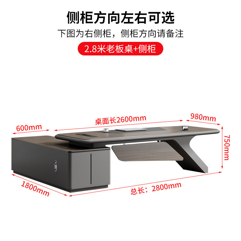 Painted Office Desk Executive Desk President Leader Chairman Boss Desk Office Manager Desk Office Desk and Chair Set