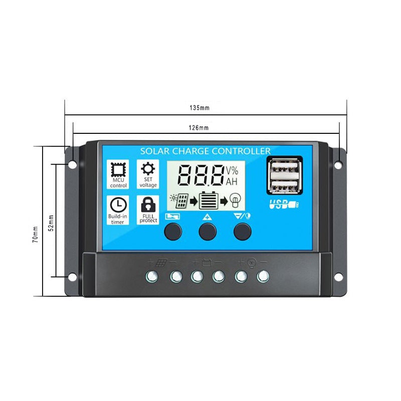 Tang Dynasty Solar Energy Kit System：DC12V 300W Inverter+30A Controller+18W Solar Panel