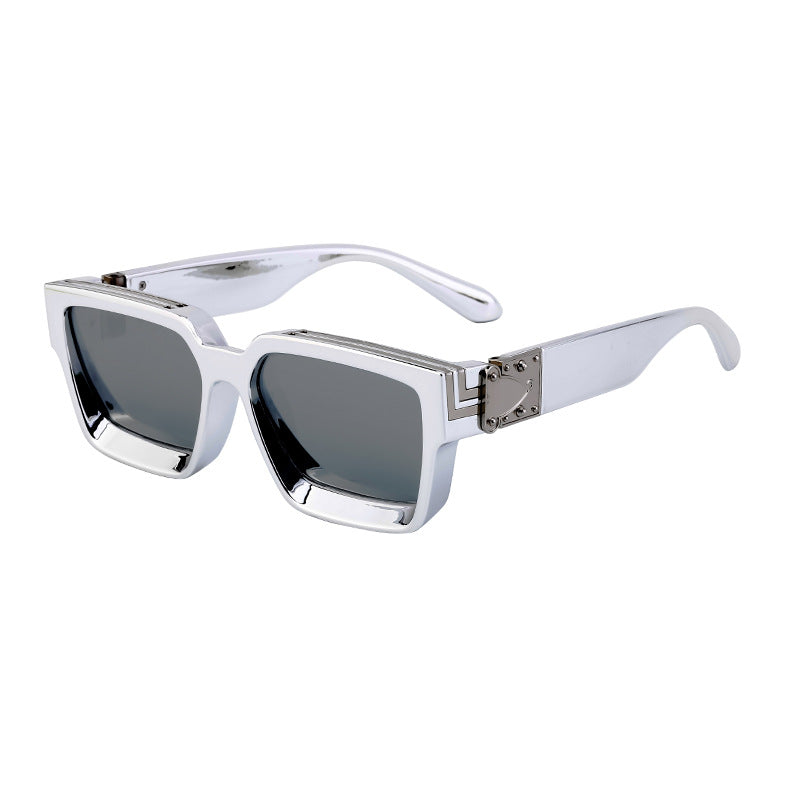 0k Billionaire Style Sunglasses Men Fashion Internet Celebrity Sunglasses Women High-end Glasses Square Frame Sunglasses