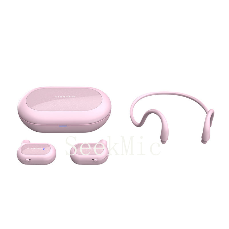 New clip-on air conduction Bluetooth earphones non-in-ear style V5.3Ear clip wireless headphones for listening to music and making phone calls