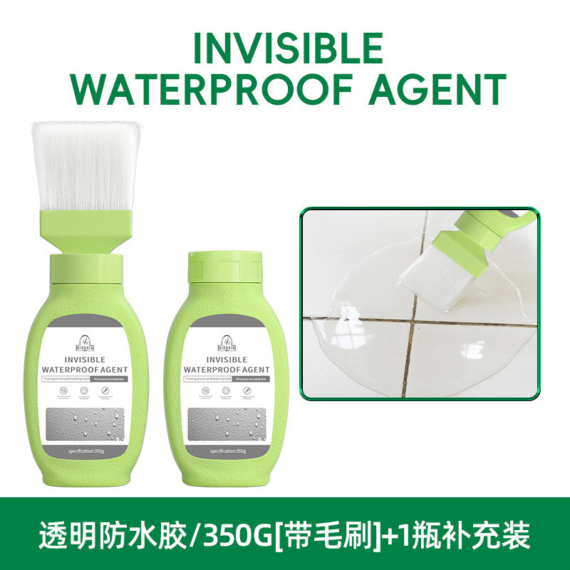 Waterproof Material Transparent Waterproof Glue Bathroom Waterproof Coating No-Brick Smashing Glue Acrylic Invisible Waterproof Agent