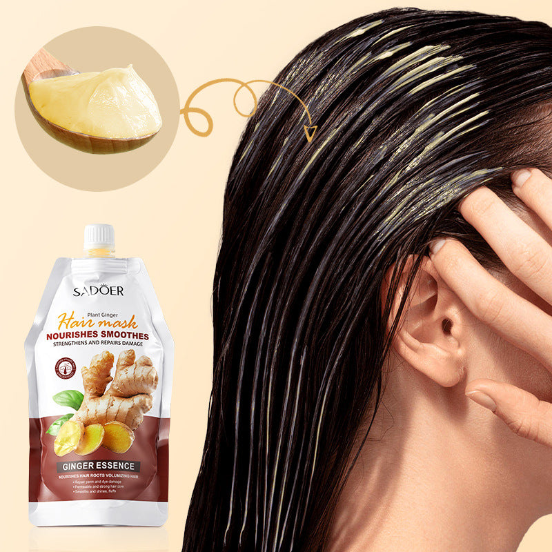 Ginger Hair Mask350g SADOER Smooth Nourishing Repair Moisturizing Hair Mask  Wholesale