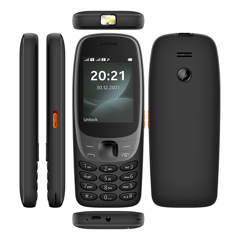 Mobile Phone6310Elderly Phone2G Ultra-long standby loud sound large font multifunctional button elderly phone wholesale
