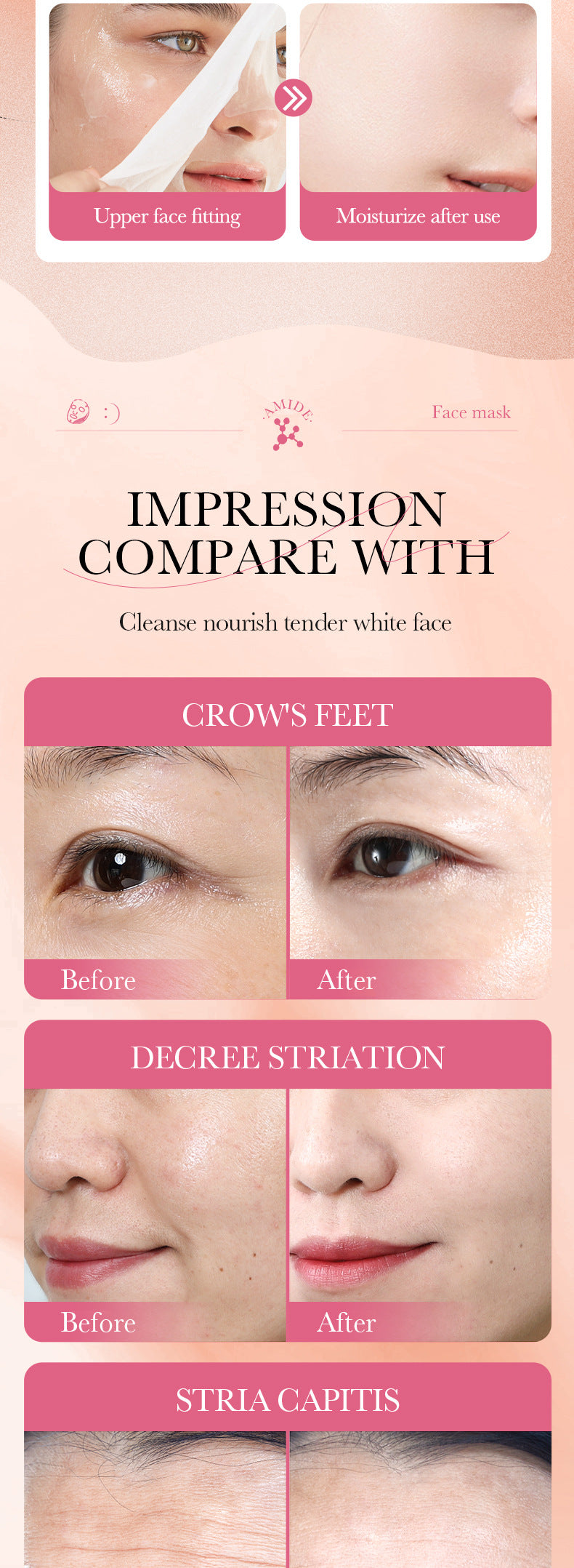 Mask25g BIOAOUA Dimension C Retinol Hydrating Moisturizing Mask Sheet Pack  Wholesale