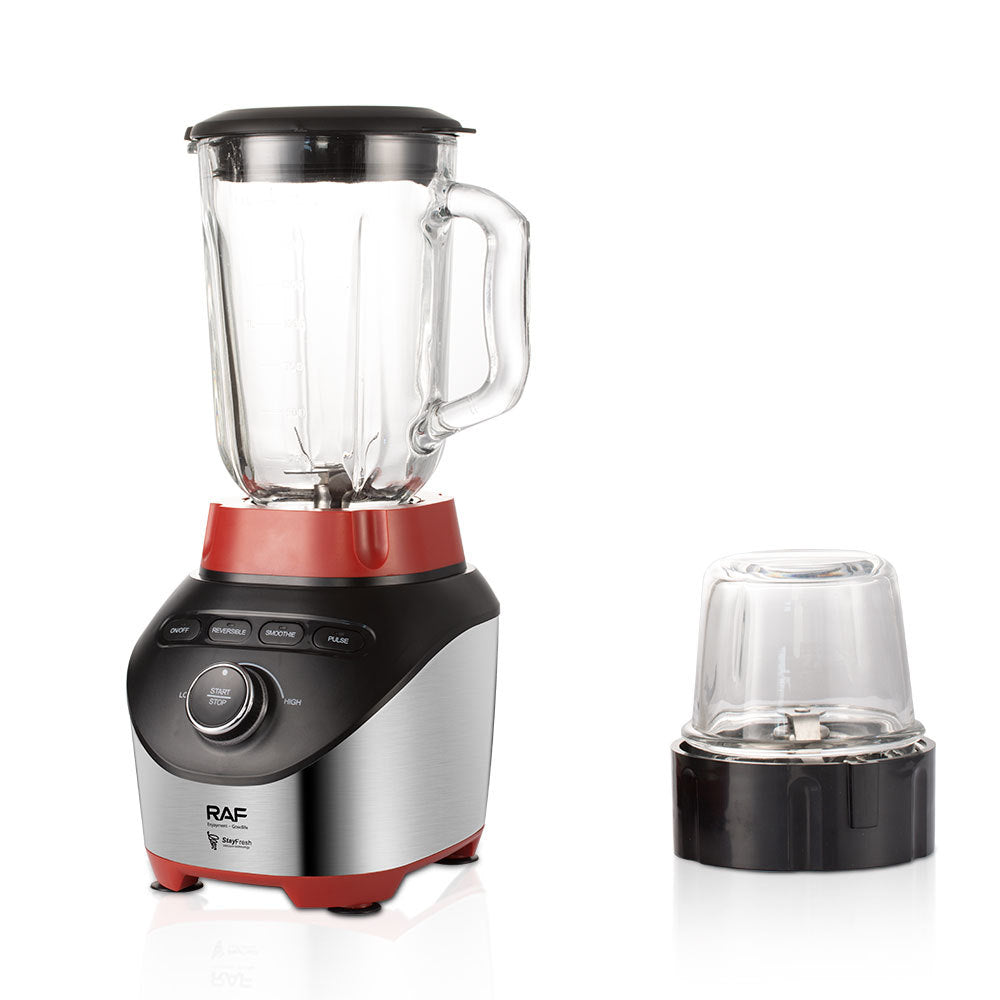 RAF European Standard Household Food Processor Juicer Grinder Multi-Functional 2-in-1 Juicer8Knife 1.8L