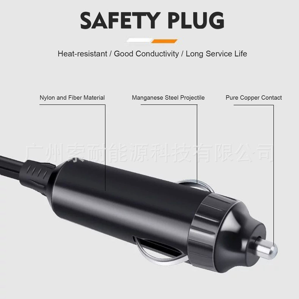 Vehicle Inverter150W 12V/24V Turn110V/220V 4个USB 1个Type-C Fast Charging Port