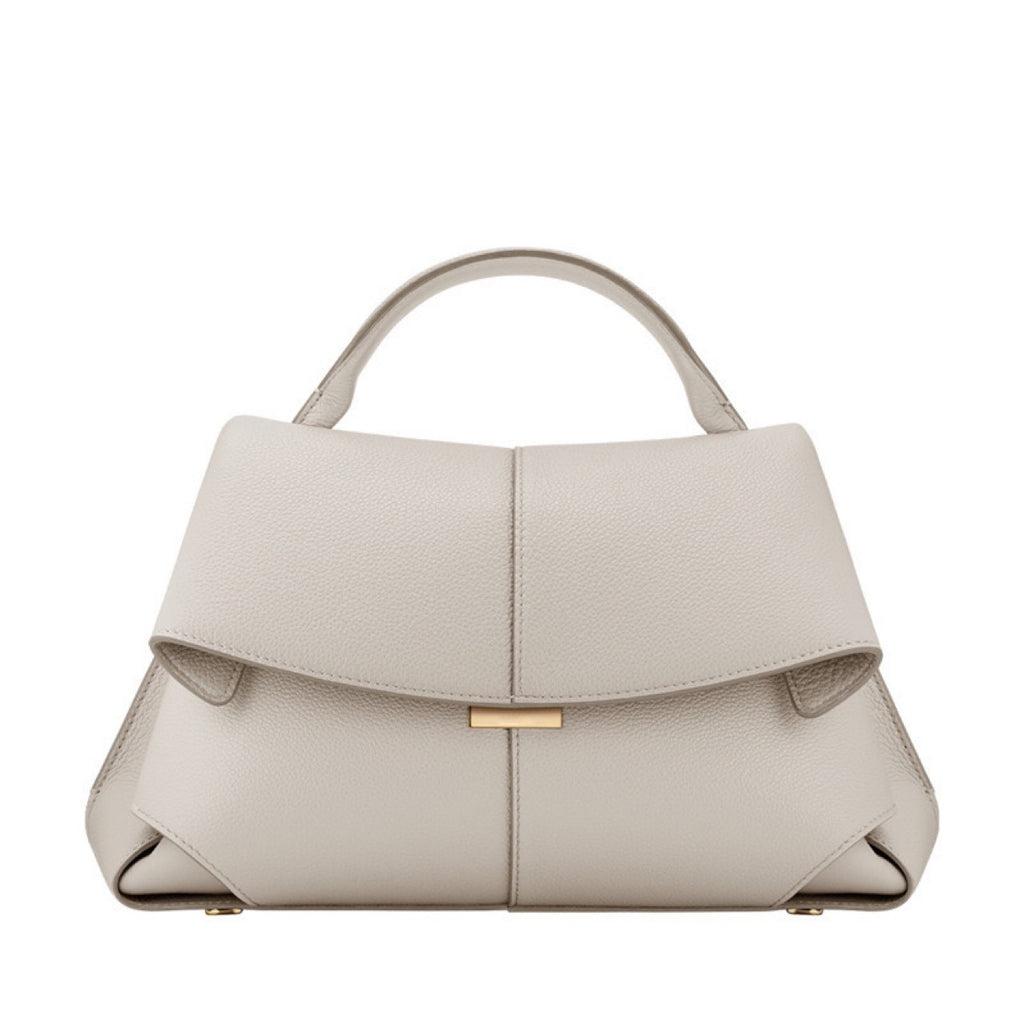 European and American Retro Smile Bag French Bolingin Niche Genuine Leather Women's Bag High-end Wrinkle Handbag Crossbody Bag