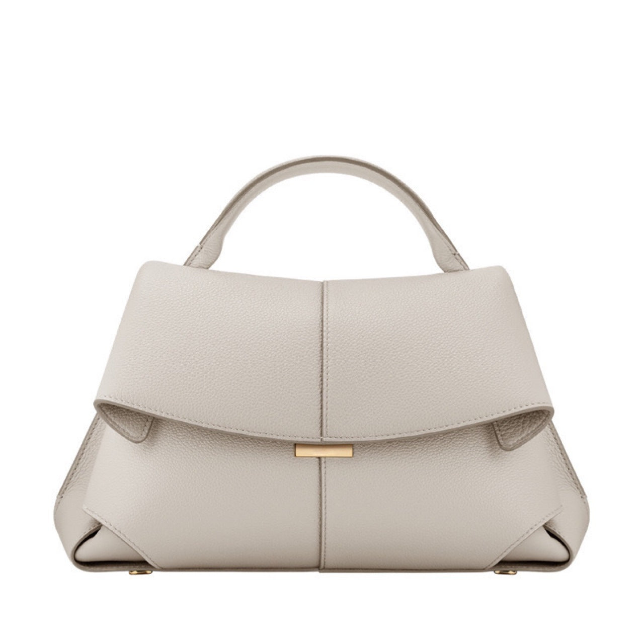 European and American Retro Smile Bag French Bolingin Niche Genuine Leather Women's Bag High-end Wrinkle Handbag Crossbody Bag