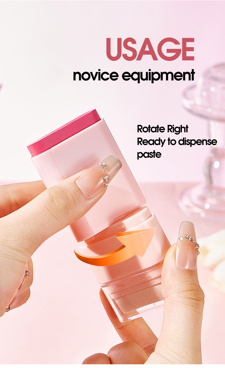 Matte Blush Cream15g Nude Six-Color Waterproof Gradient Blush Cream Version Daily Makeup