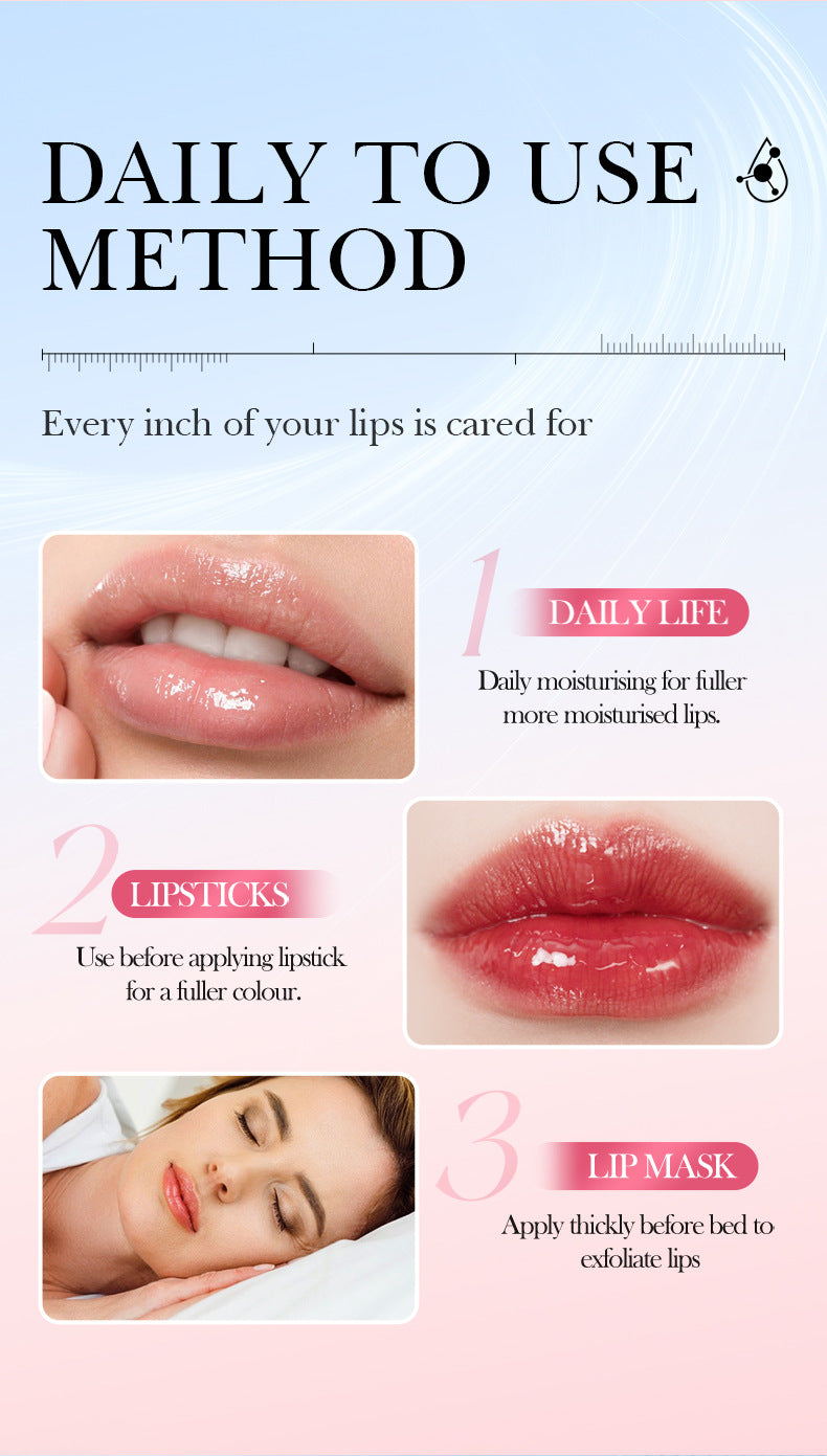 5Niacinamide Lip Mask SADOER Pink anti-chapped hydrating lip balm  wholesale