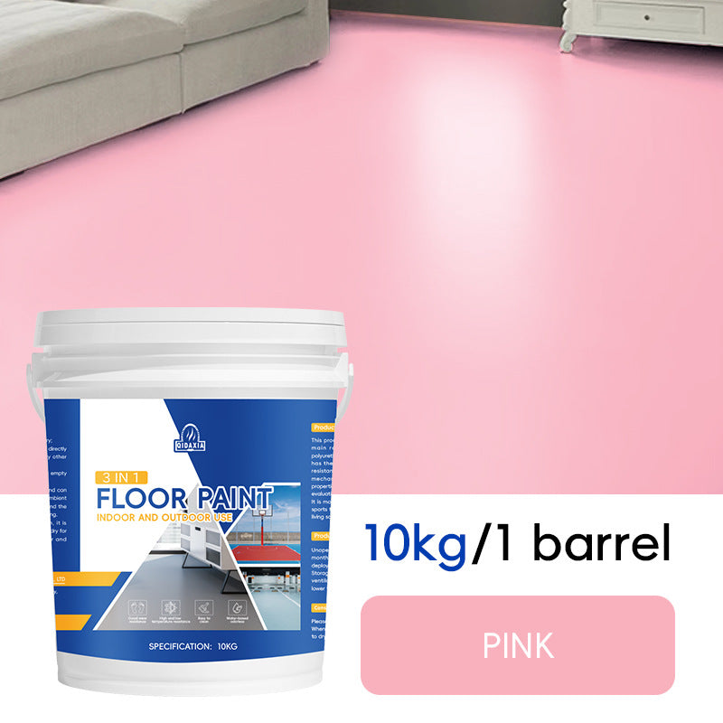 Home Floor Paint Three-in-One Epoxy Floor Paint Cement Floor Water-Based High Solid Wear-Resistant Resin Southeast Asia Environmental Protection