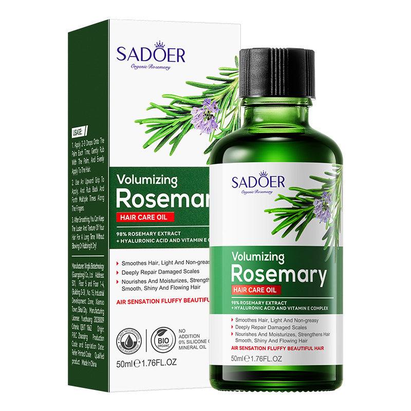 Rosemary Hair Care Essential Oil SADOER  foreign trade wholesale of essential oils for improving dry and frizzy hair
