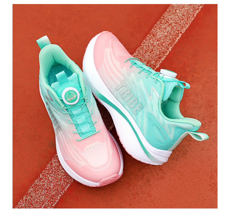Full Palm Carbon Plate Running Shoes Mesh Ultra-Light Shock Absorption Men and Women Students Racing Jogging Sports Marathon Professional Running Shoes