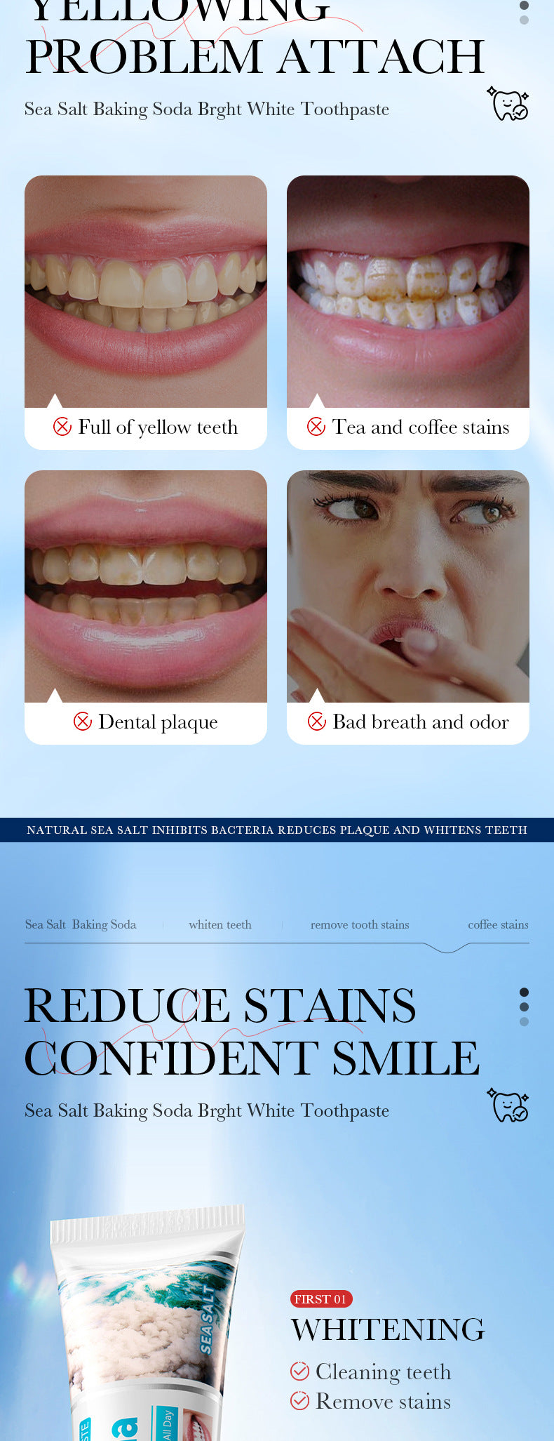 Mint Toothpaste100gSADOER Propolis Sea Salt Ginger Cleans Tartar Strengthens Teeth  Wholesale