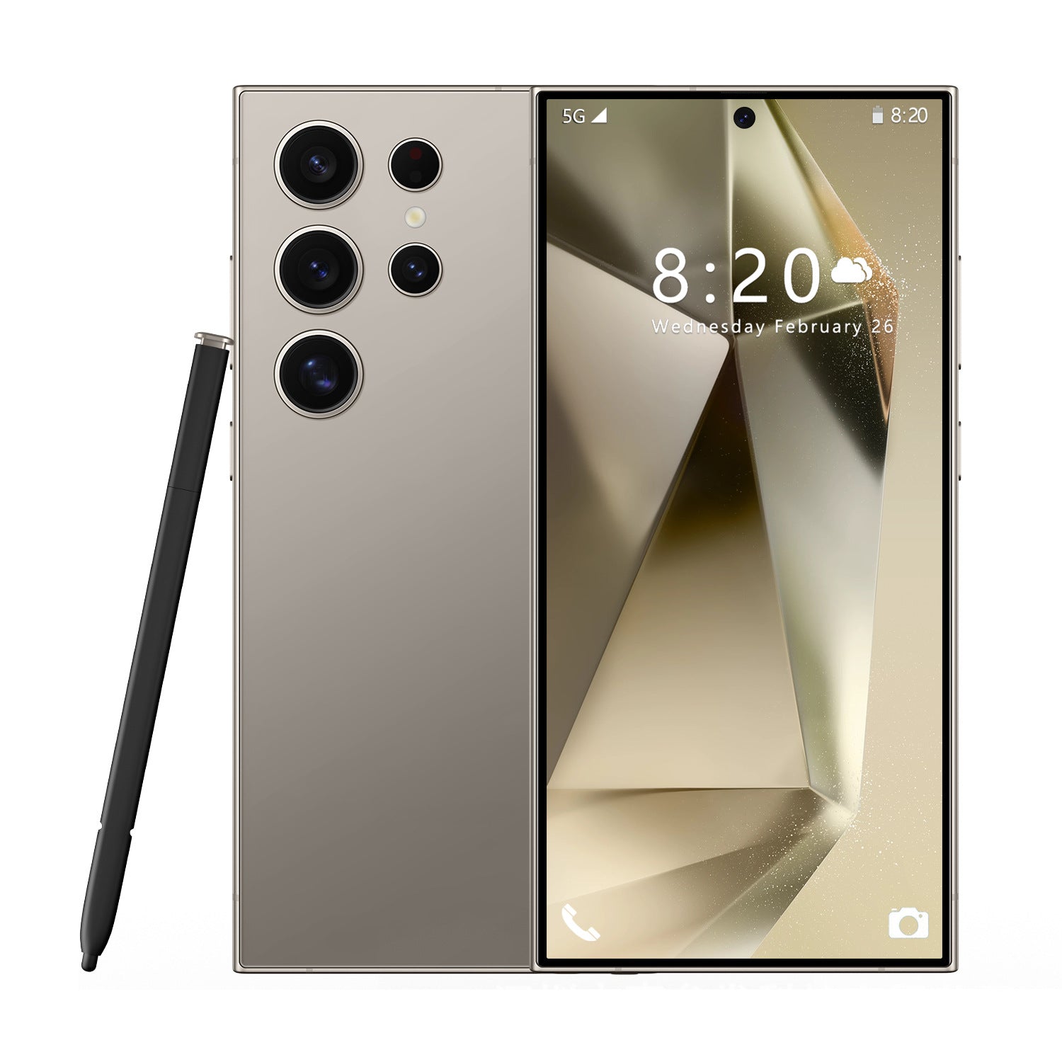 S24 Ultra Smartphone  4+64 High-end7.3Inch Large Screen Android Phone Source Work