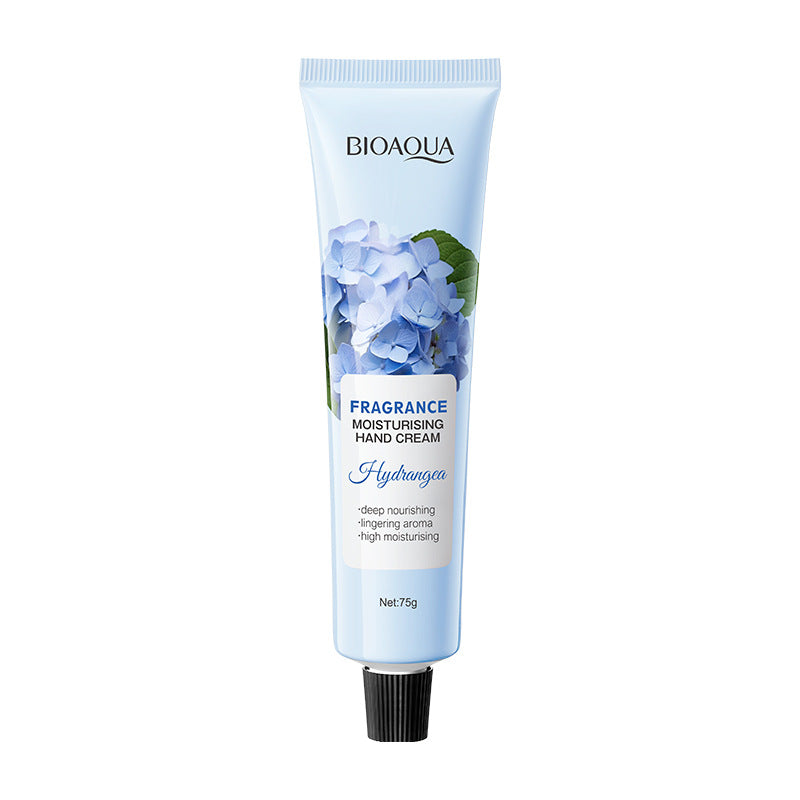 Flower Moisturizing Hand Cream BIOAOUA Autumn and Winter Sakura Moisturizing Hand Cream Cross-Border Foreign Trade Wholesale