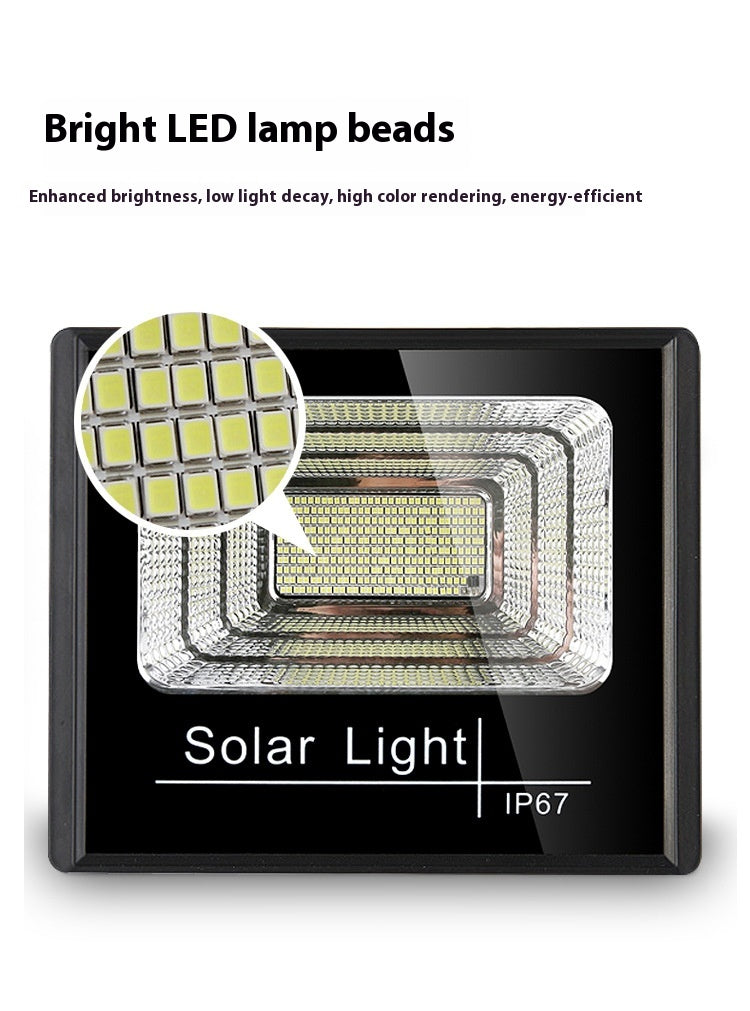300W Solar Flood Light Waterproof IP67for Indoor Outdoor Use for Garden Warehouse Household Plastic Glass Solar for Roads