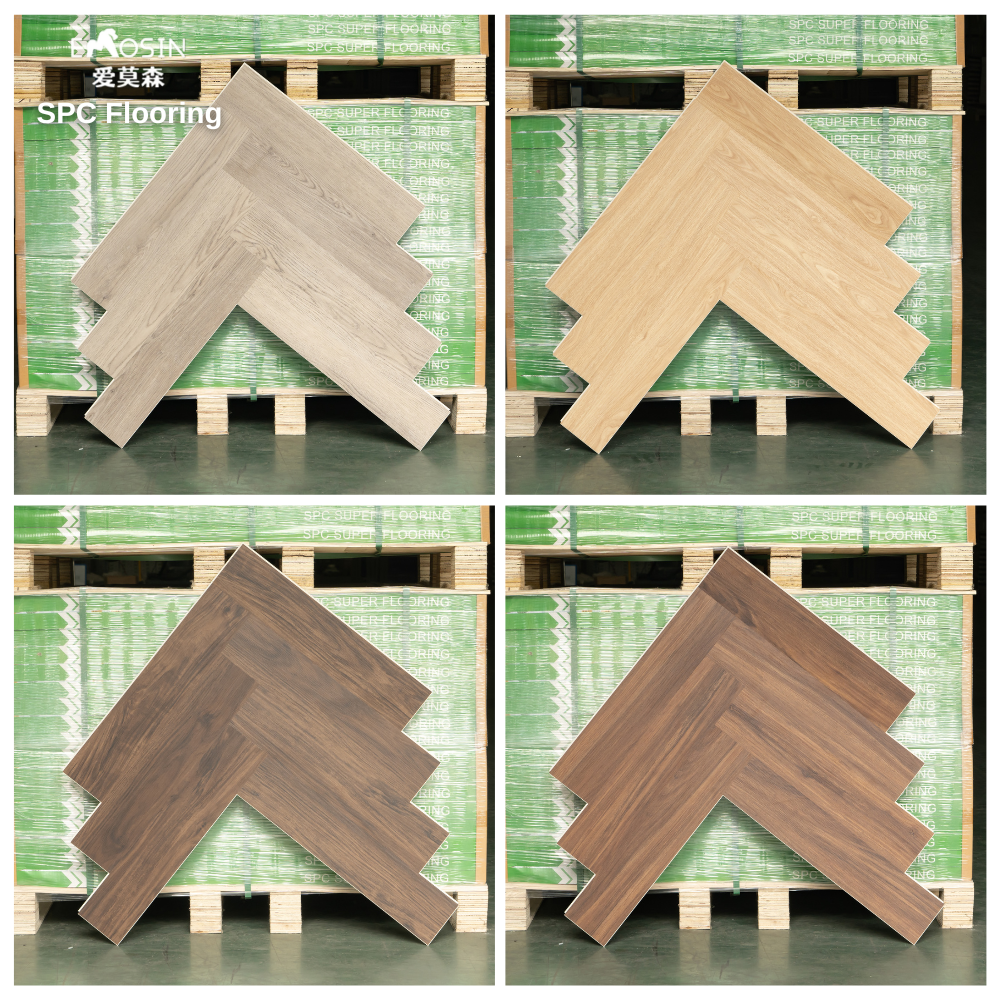 High Quality Commercial Waterproof Click Lock Vinyl Plank Smooth Marble Surface Glossy High Gloss Spc Flooring