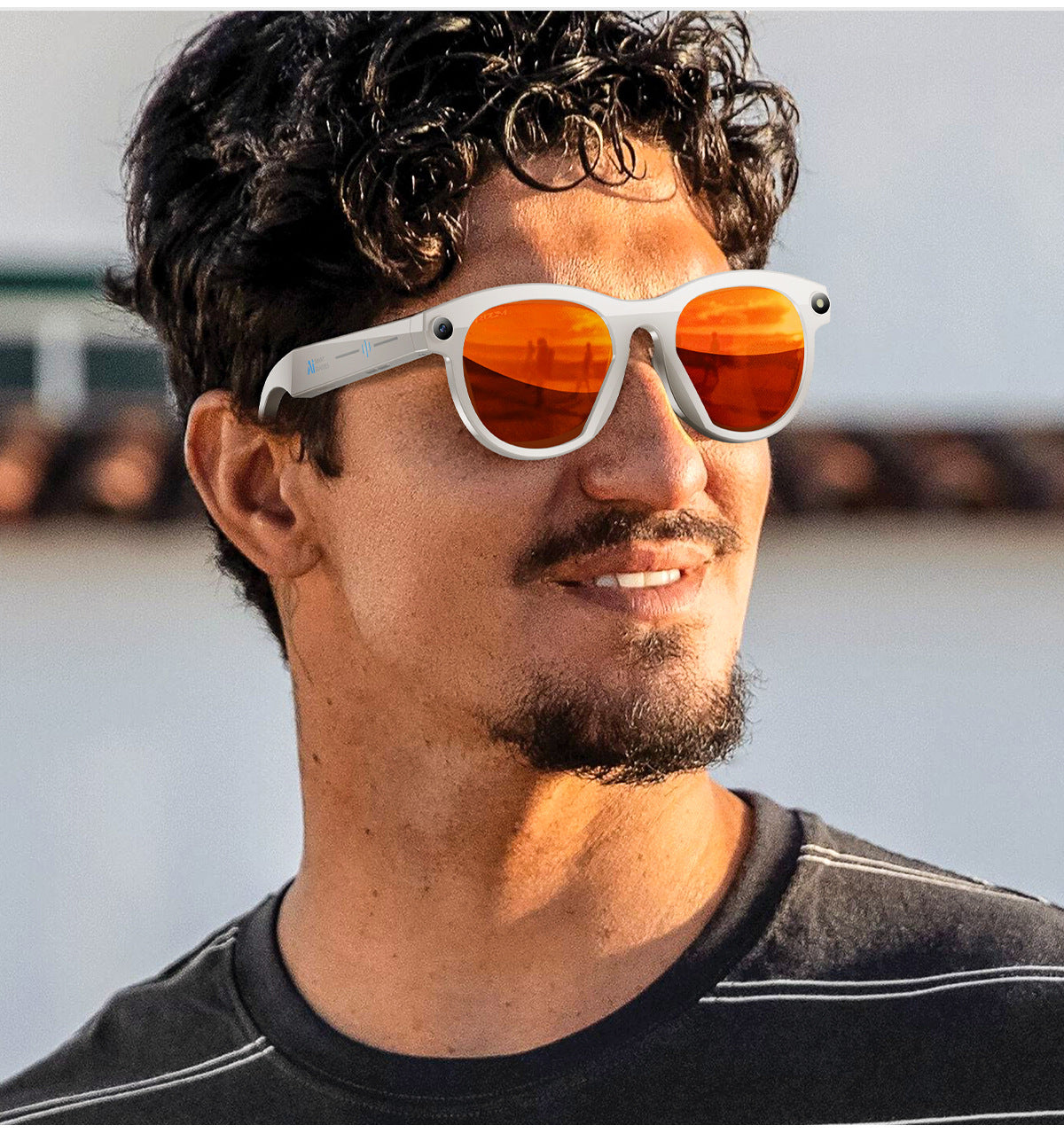 M88Smart Glasses200100 Megapixel Camera with Image Stabilization1080P Video Recording AI Simultaneous Translation Character Recognition