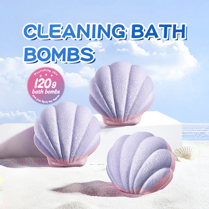 Shell Bath Salt Balls SADOER Deep Cleansing Body Bath Bath Salts Cross-Border Foreign Trade Wholesale