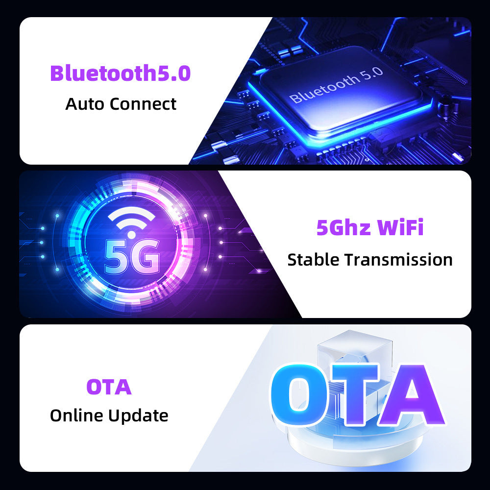 Car Interconnect Box Converter Car-Mounted carplay Apple iPhone Wired to Wireless carplay
