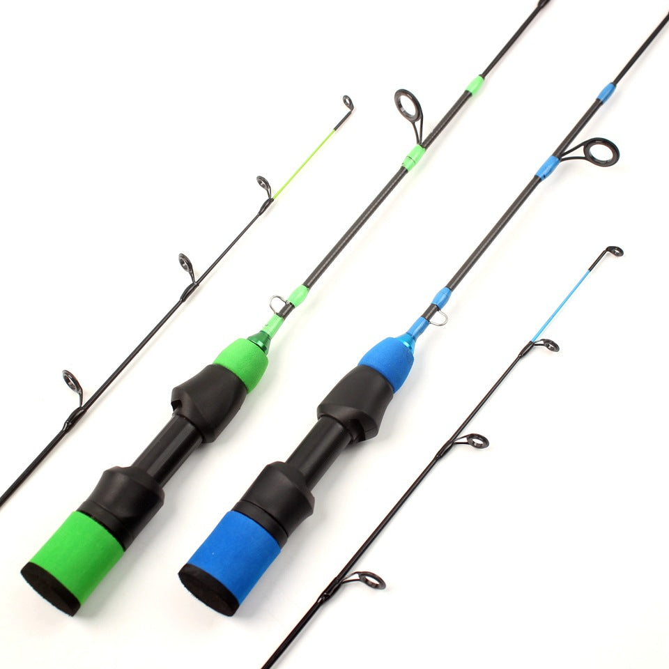 55cm3Carbon Fiber Ice Fishing Rod Ultra Soft Ultra Light Portable Winter Fishing Rod European and American Winter Fishing