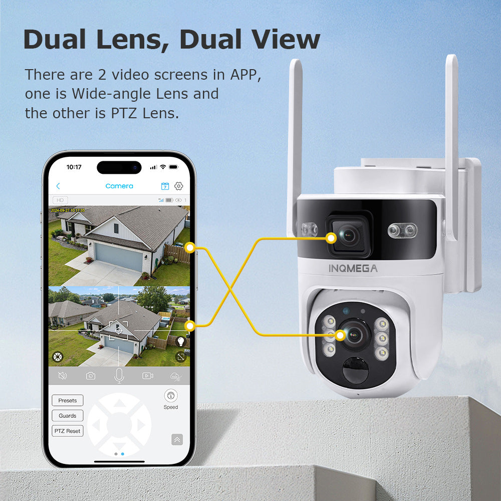 Exclusively for New Private Models4G Solar-powered Camera6MP HD Full Color Low Power Camera Night Vision