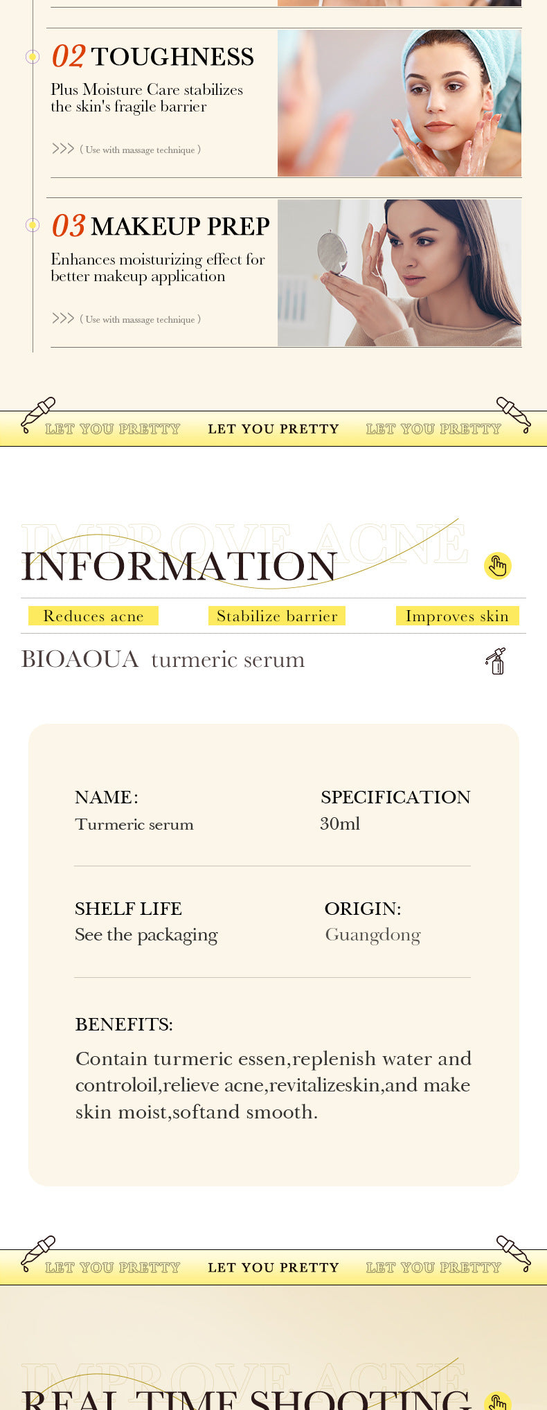 BIOAOUA Essence Series Hydrating and Nourishing Vitamins C Essence   Factory Direct Sales