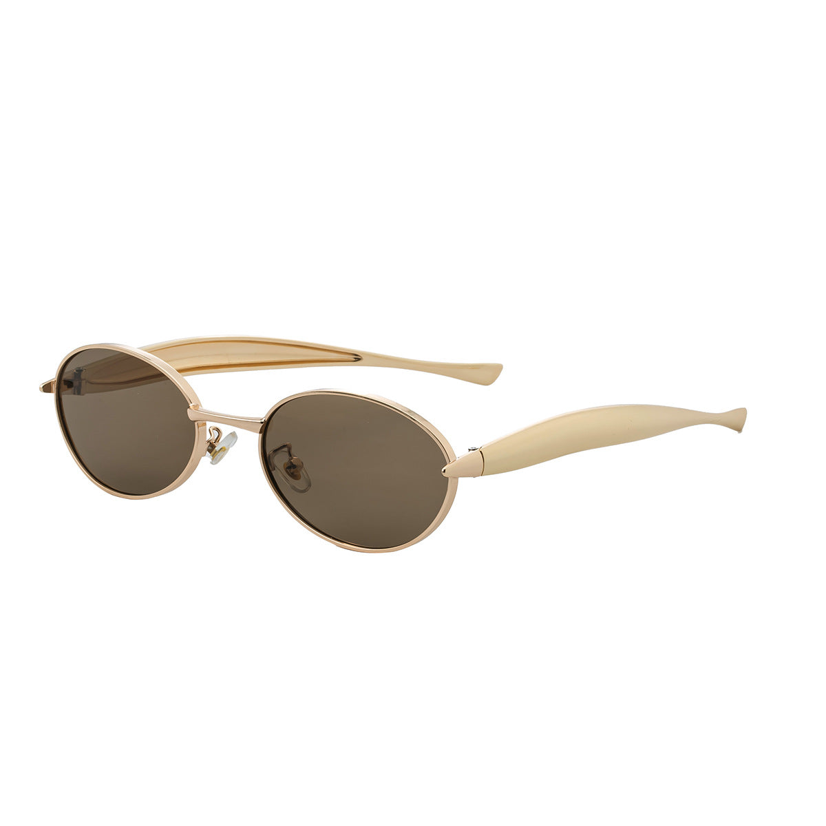 Oval Sunglasses for Women2025New European and American Style Personality Sunglasses with High-end Feel, Sun Protection, Trendy Fashion Glasses