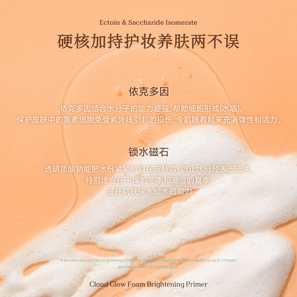 SheLoves Foam before makeup application Hot-selling Makeup Primer Foam Isolation Cream Brightening Skin Tone Primer