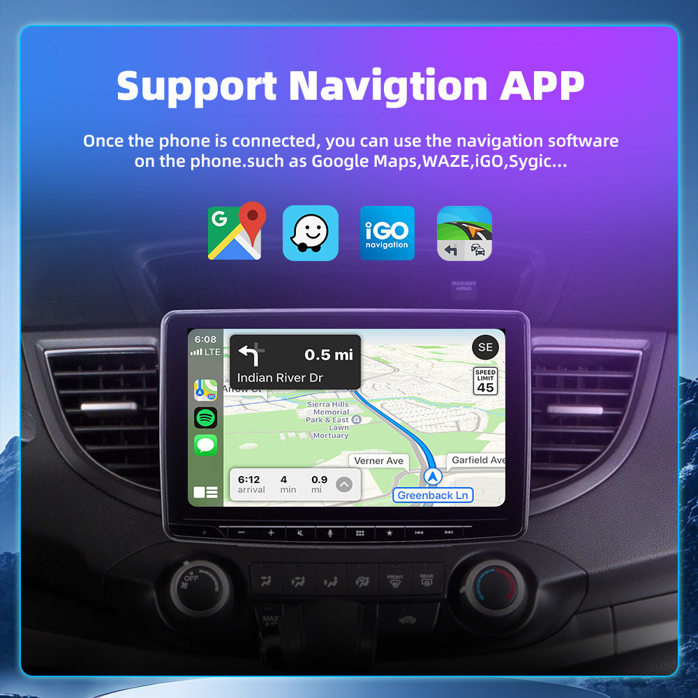 Car Interconnect Box Converter Car-Mounted carplay Apple iPhone Wired to Wireless carplay