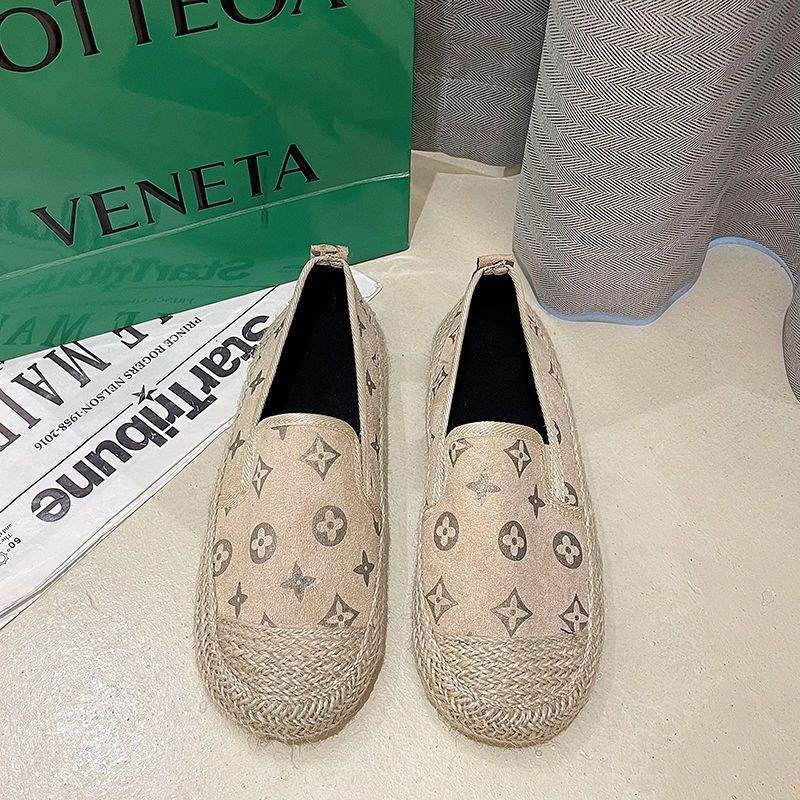 Women's Slip-On Fisherman Shoes Lazy Loafers2025Spring and Autumn New Style Flat Casual Loafers for Women