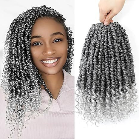TEMU Cross-Border Foreign Trade Hot-Selling European and American Crochet Hair Synthetic Fiber Passion  Twist  Crochet  Hair