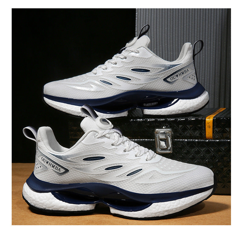 Summer Breathable Men's Shoes2025New Youth Sports Casual Running Shoes Student Lightweight Dad Mesh Trendy Shoes