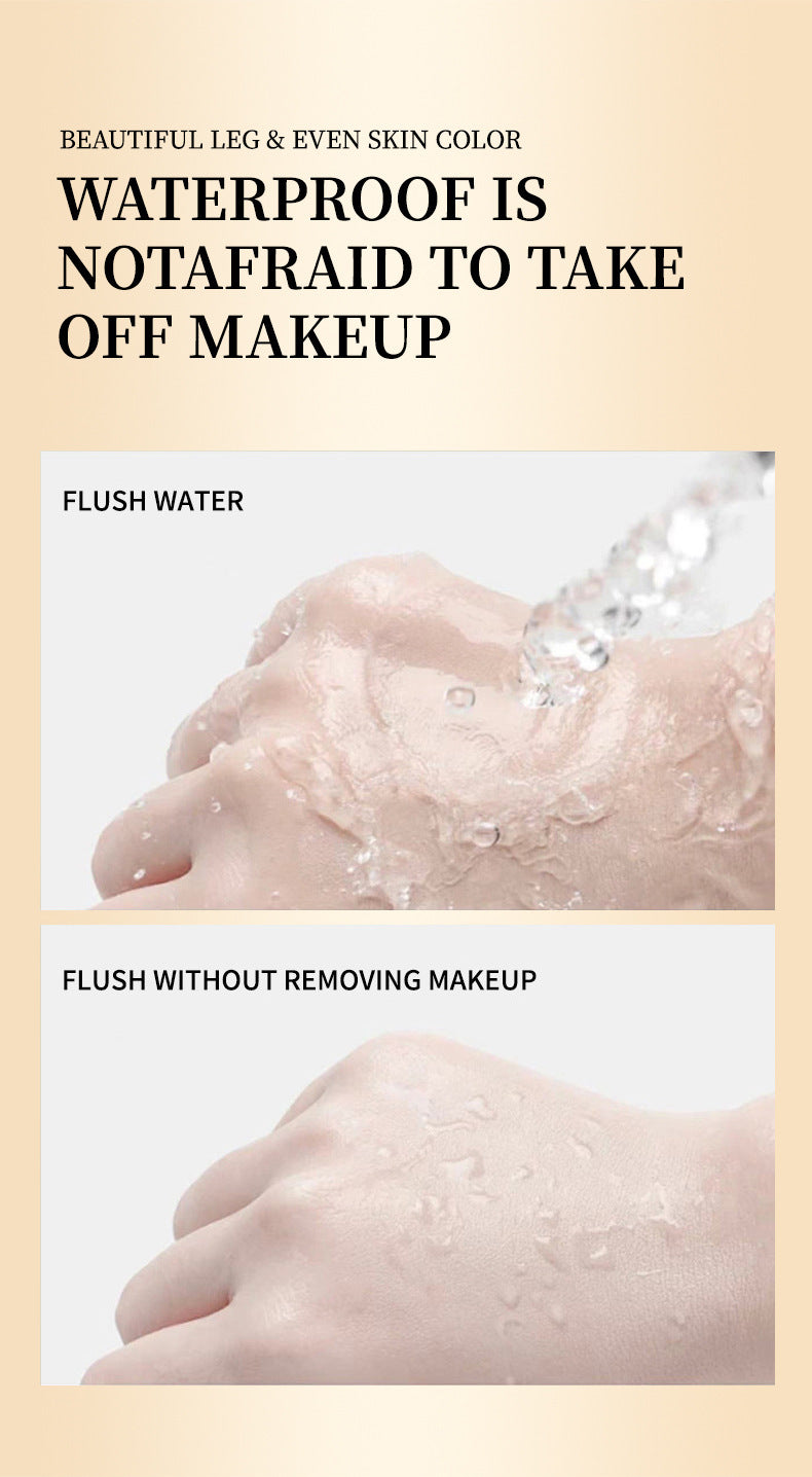 Makeup European and American Concealer Leg Cream Waterproof Even Skin Tone Tanning Cream Stocking Cream Leg Care Moisturizer