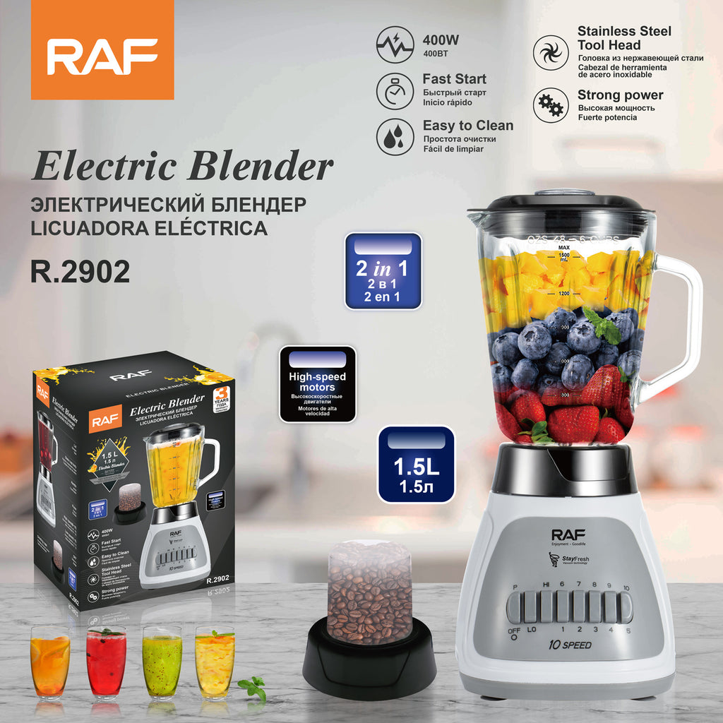 European Standard Smoothie Blender1.5L  Electric Soy Milk Maker Blender Grinder Household Juice Processor Meat Grinder
