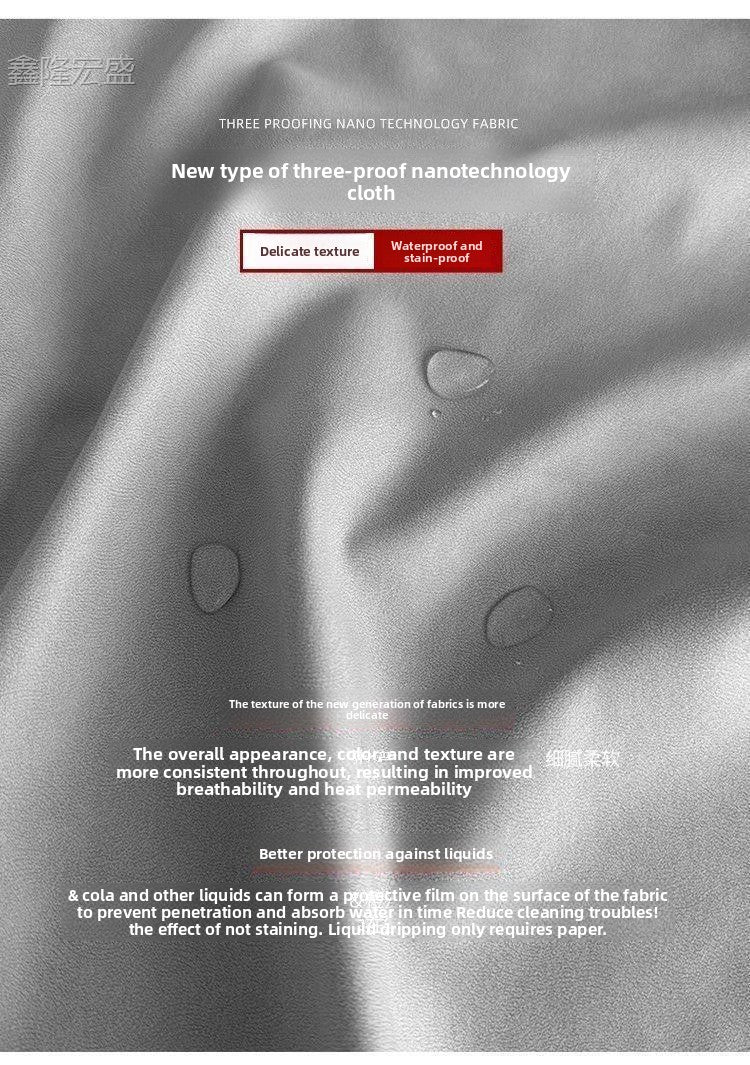 Italian Minimalist Sailboat Sofa Light Luxury Home Living Room Large Sofa Rental House Small Apartment Straight Row Fabric Sofa