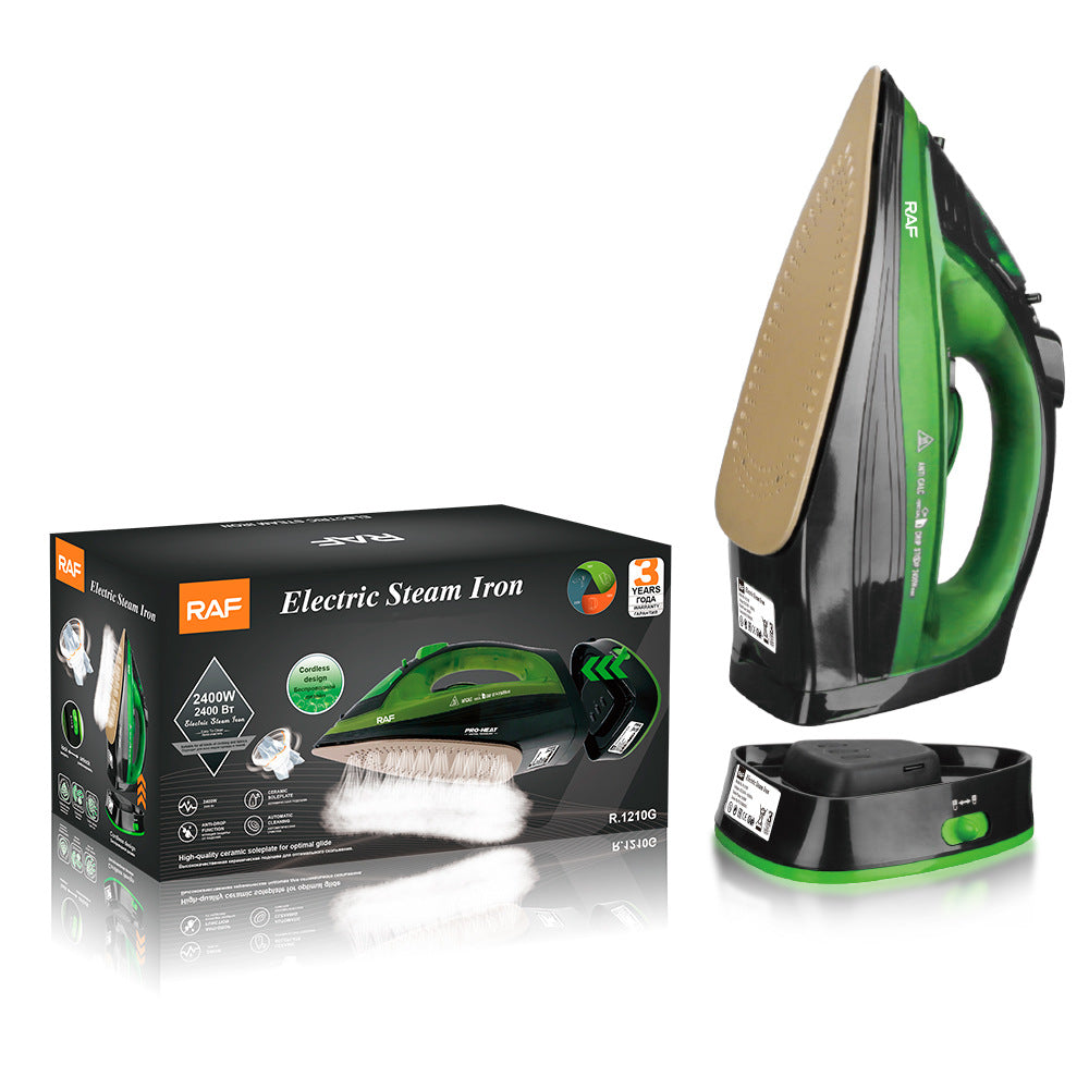 EU Standard Electric Iron Household Handheld Wireless Wired Steam Electric Iron Ironing Machine for Clothes R.1210