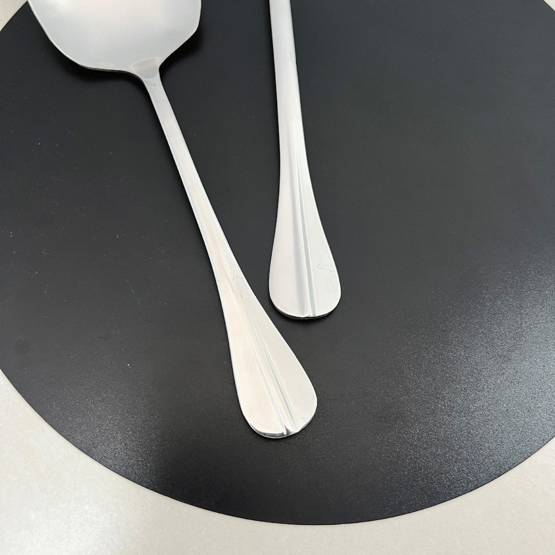 Hotel Stainless Steel Serving Spoon Restaurant Large Serving Spoon Soup Spoon Service Spoon Large Spoon Thickened Canteen Public Spoon