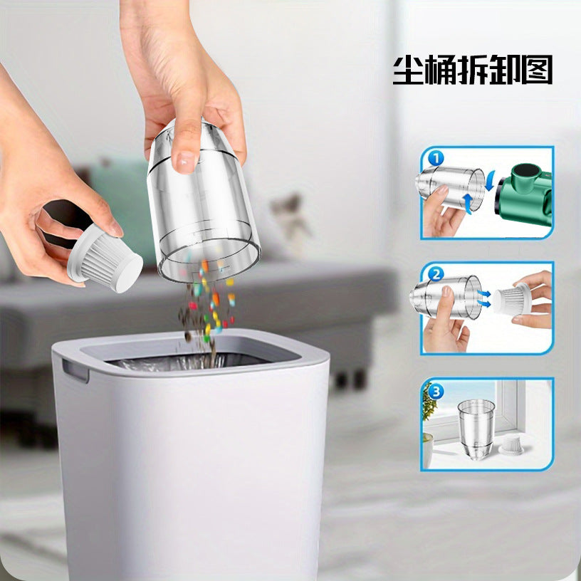 New Car Vacuum Cleaner Super Powerful Suction Car Household Handheld Small Car Wireless Vacuum Cleaner