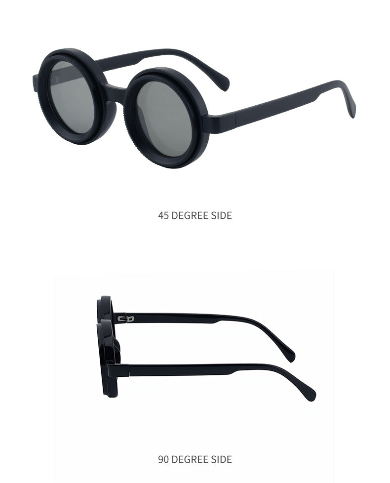 2025New nd Adjustable Sunglasses for Men, Zoom Rotating Glasses, Sun Protection Polarized Glasses, High-End Feel Sunglasses for Women