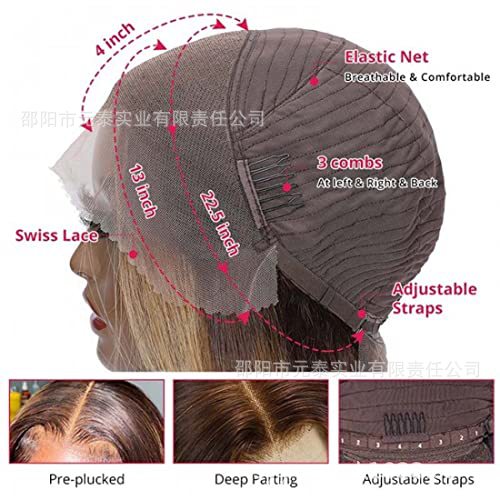 Synthetic Full Wig European and American Foreign Trade Hot-Selling Wig Highlight Straight Wig